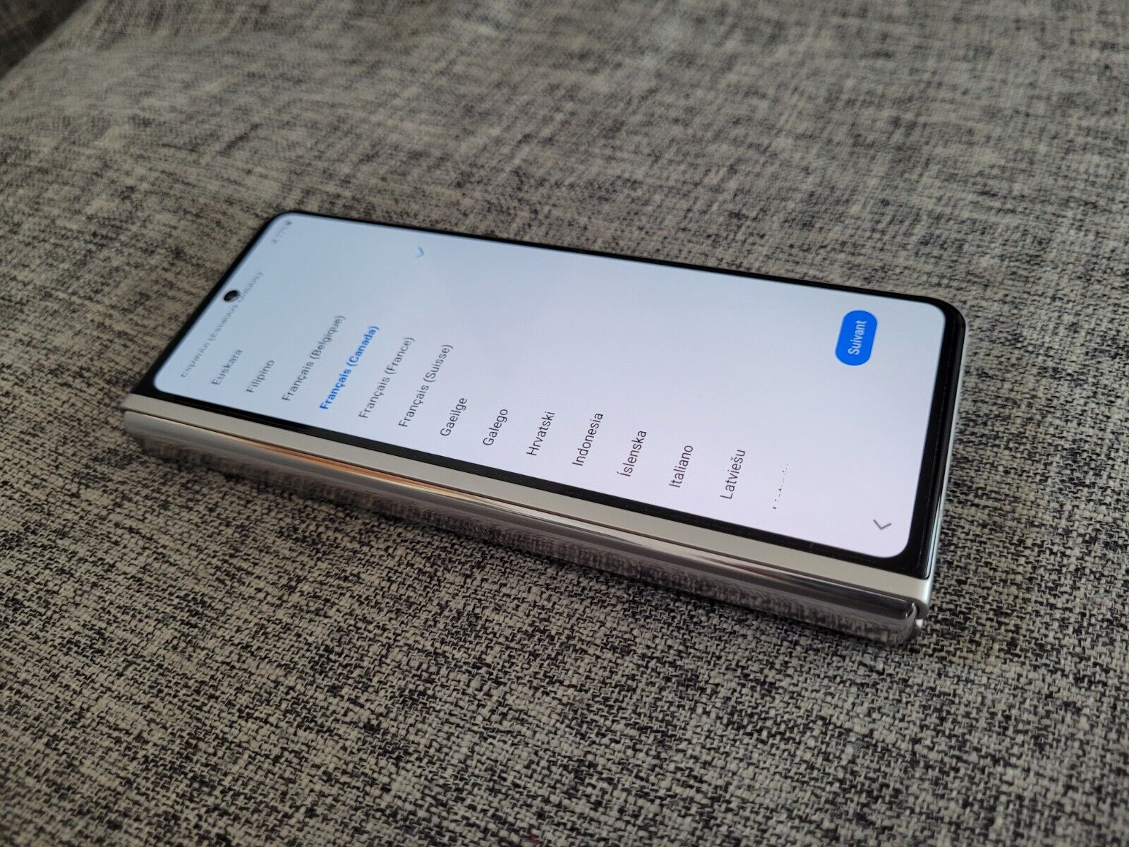 Samsung Galaxy Z Fold3 5G SM-F926B/DS - 512 Go - Phantom Silver (Déverrouillé)