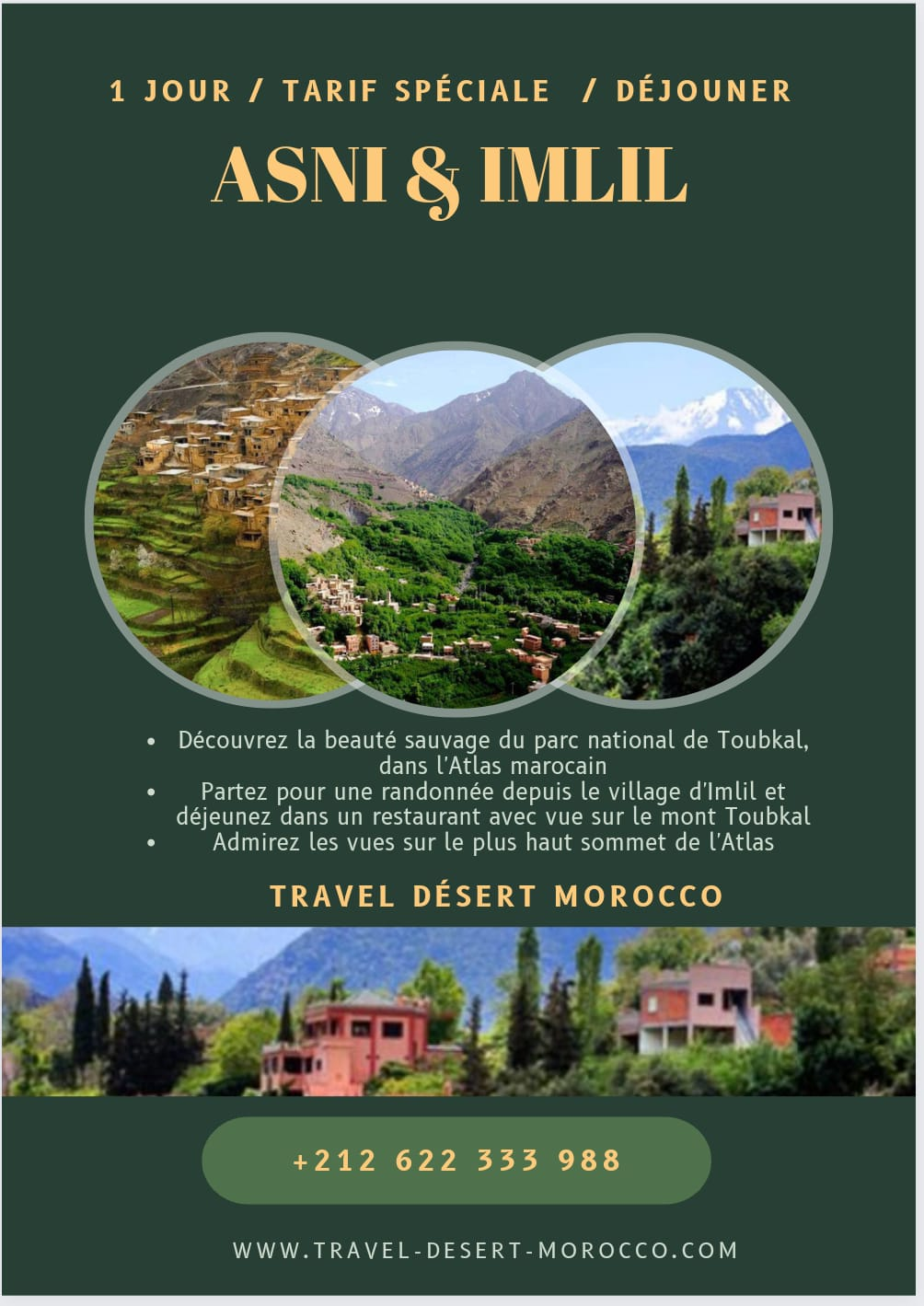 EXCURSION MAROC  ASNI & IMLIL