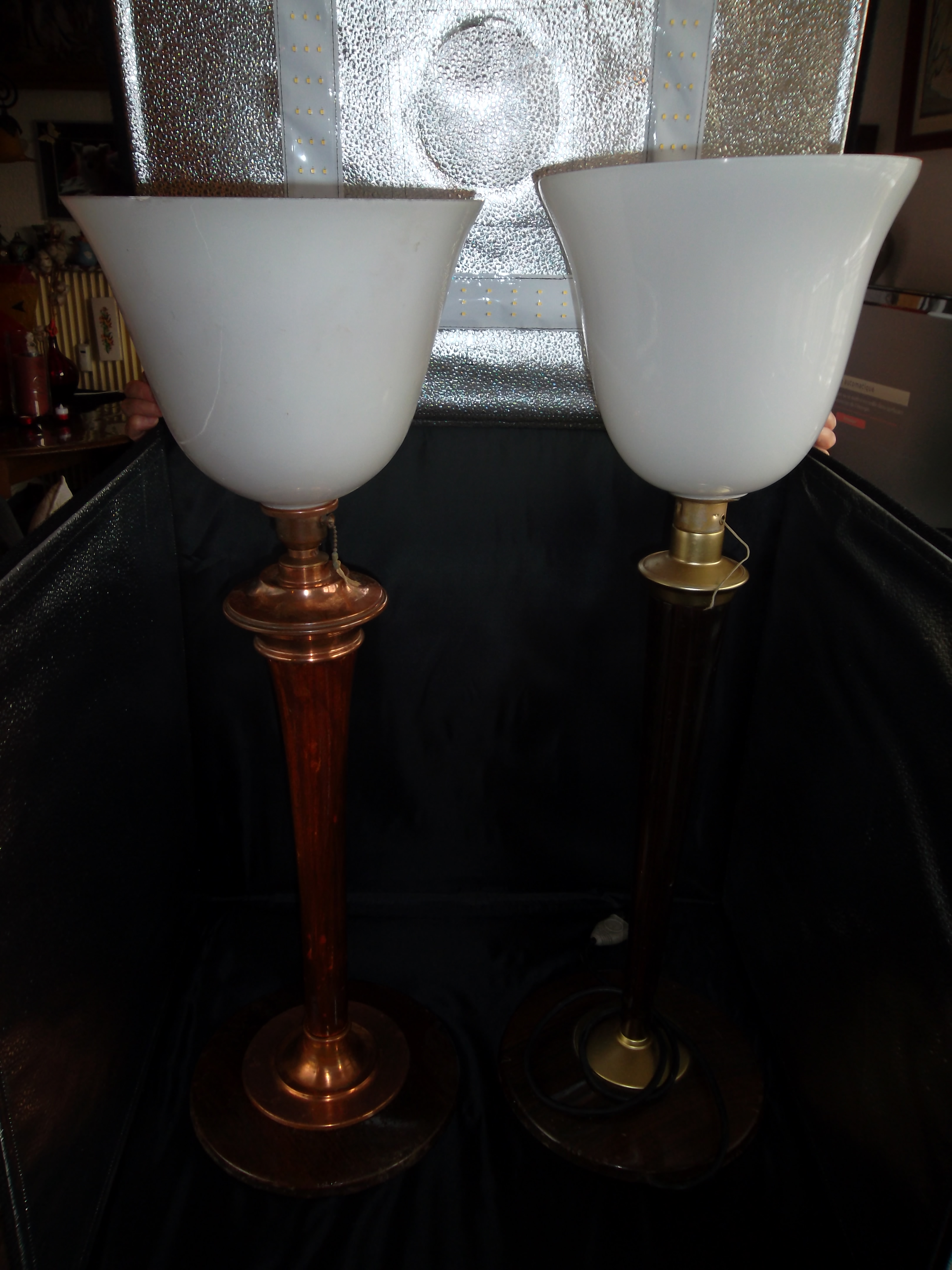 2 lampes Mazda art déco - Miniature 2