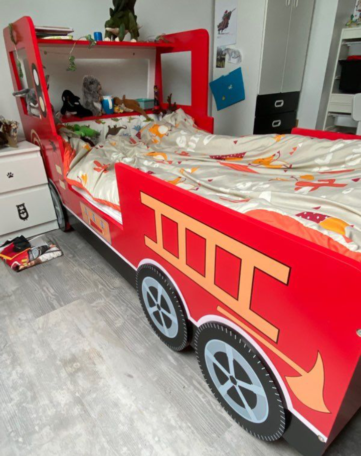 Lit pompiers pour enfants