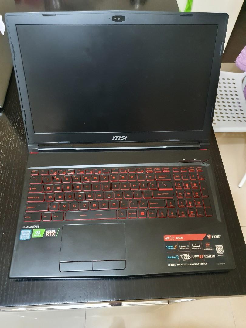 pc portable MSI GL63 8SE