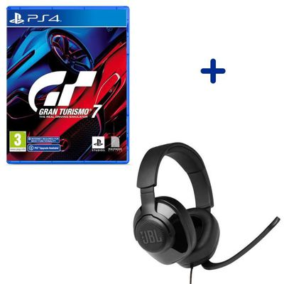 Gran Turismo 7 PS4 + casque JBL Quantum 30