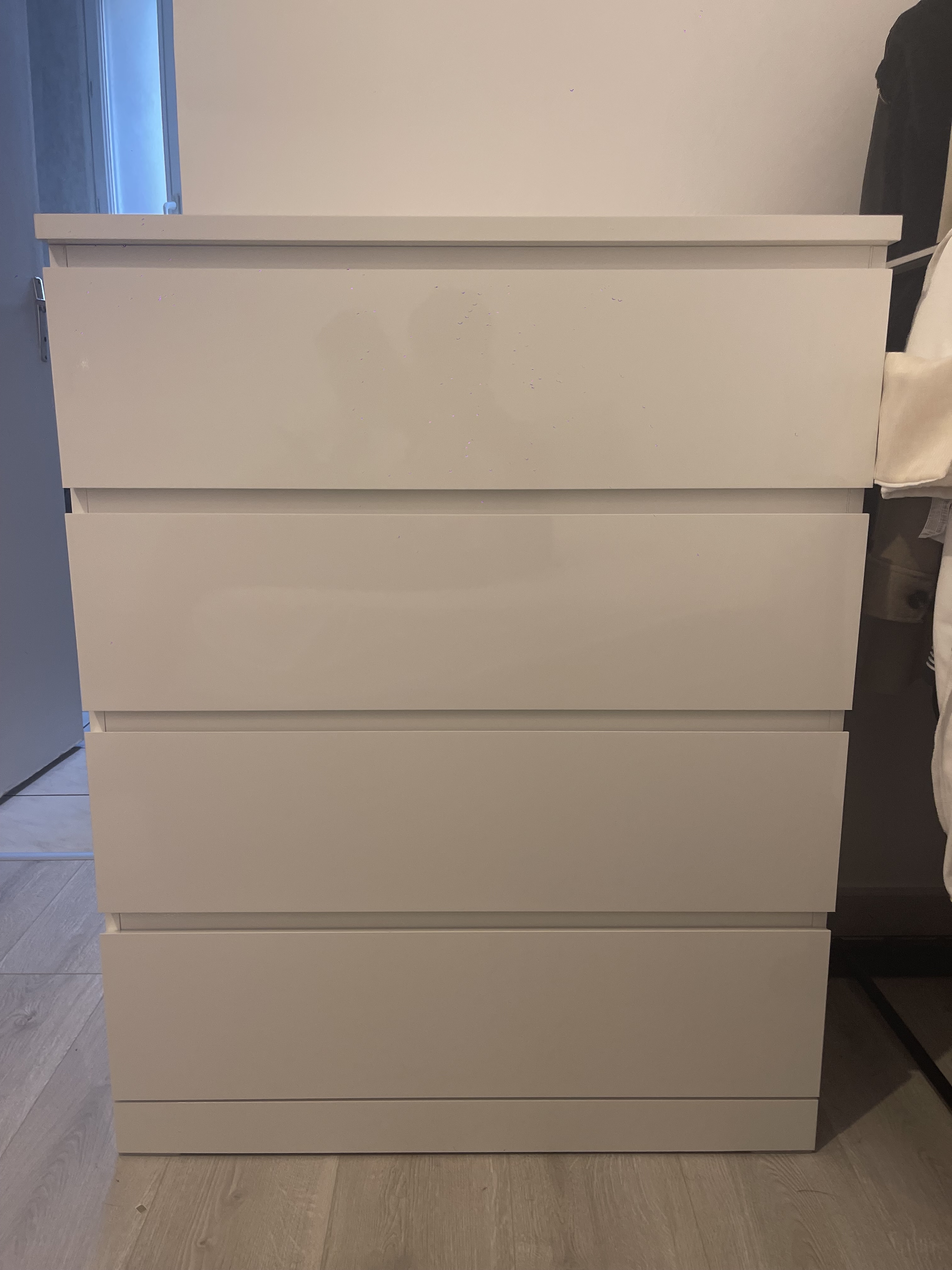 Malm commode 4 tiroirs 80x100