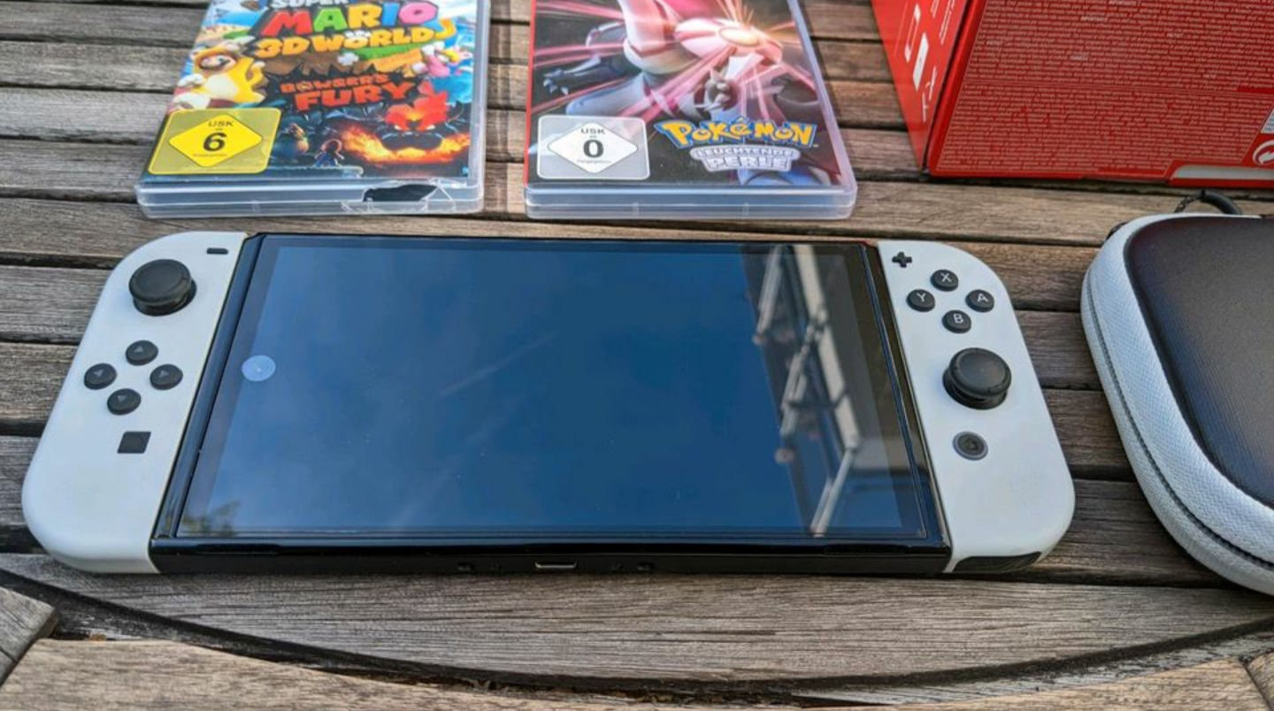 Nintendo Switch Oled + Pokemon + Super - Photo 1