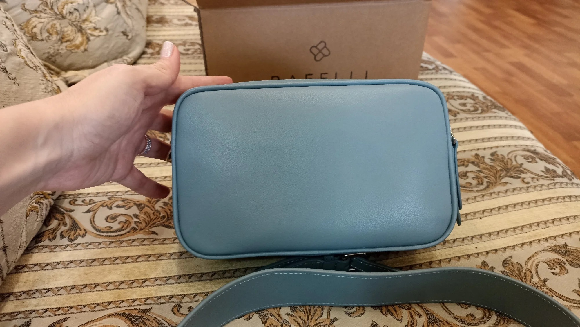 Sac à main mode avec large sangle et fermeture éclair - Miniature 6