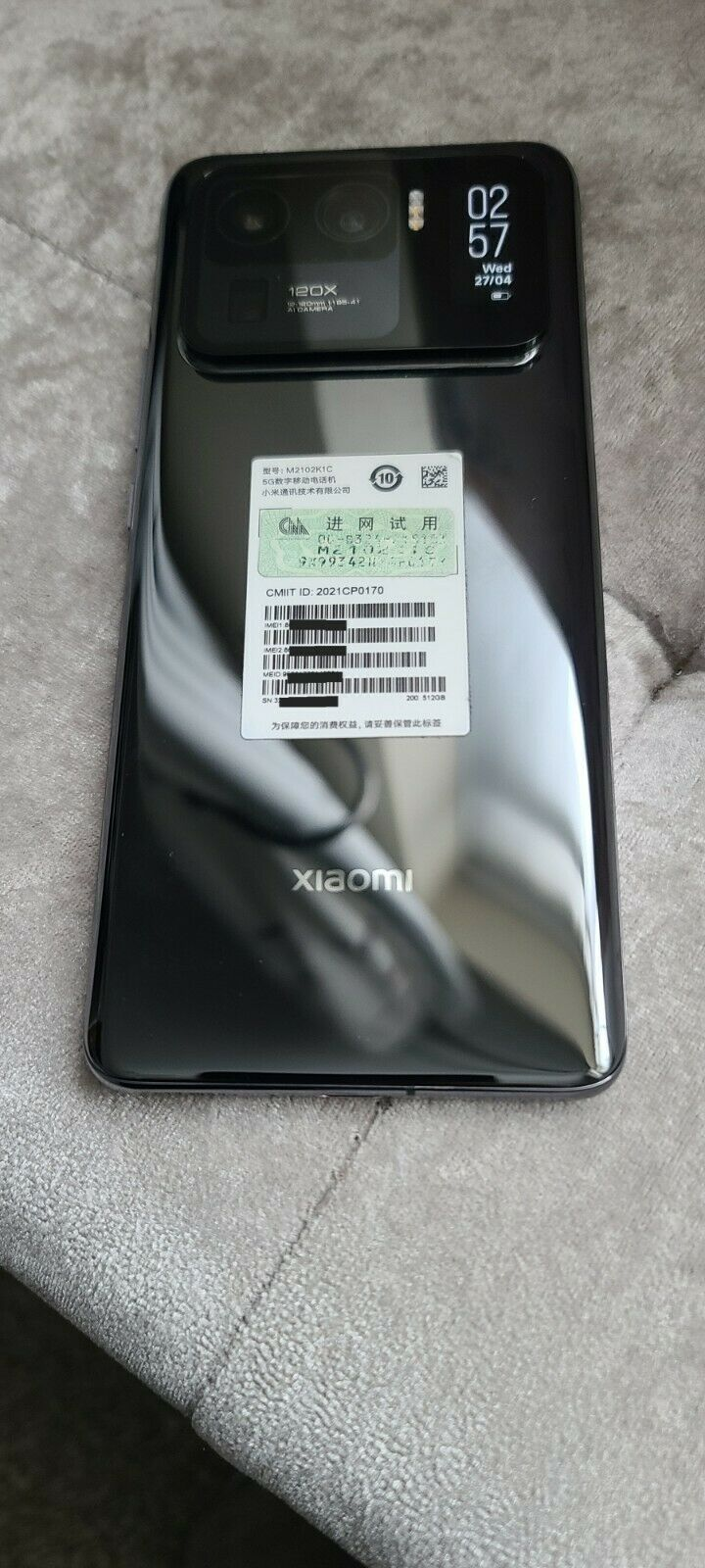 Xiaomi M11 Ultra 512GB Black, EuRom,85w wireless, 65w wired, boxed, unlocked - Miniature 2