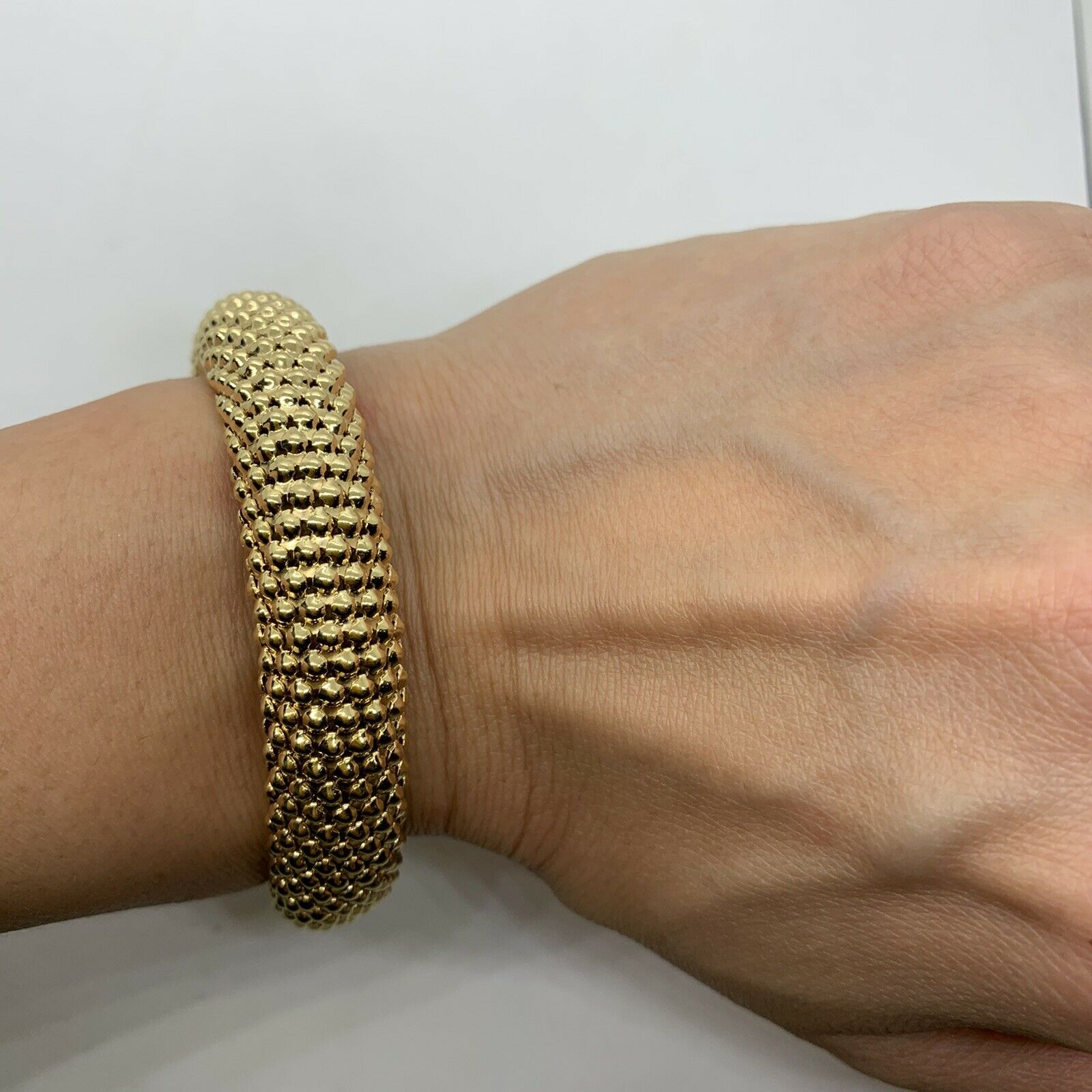 très beau bracelet, maille or 18 carats, 50 grammes, très bon état