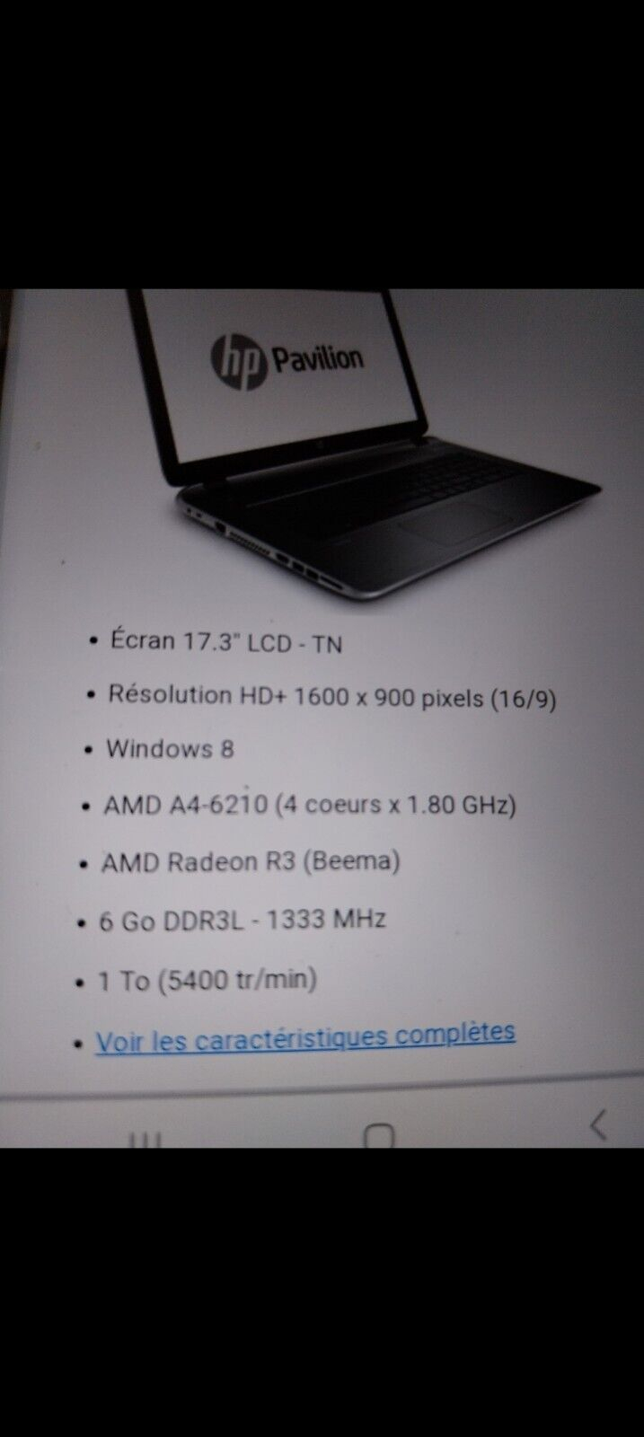 PC Portable HP Pavilion 17 Pouces Windows 8 Comme Neuf Servit Très
Peu - Miniature 7