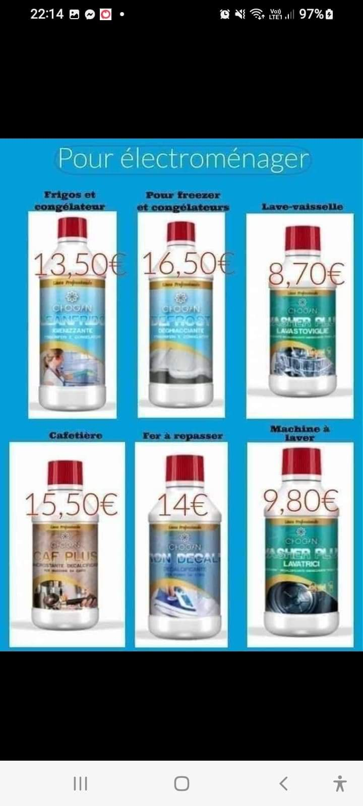 Produits ménagers