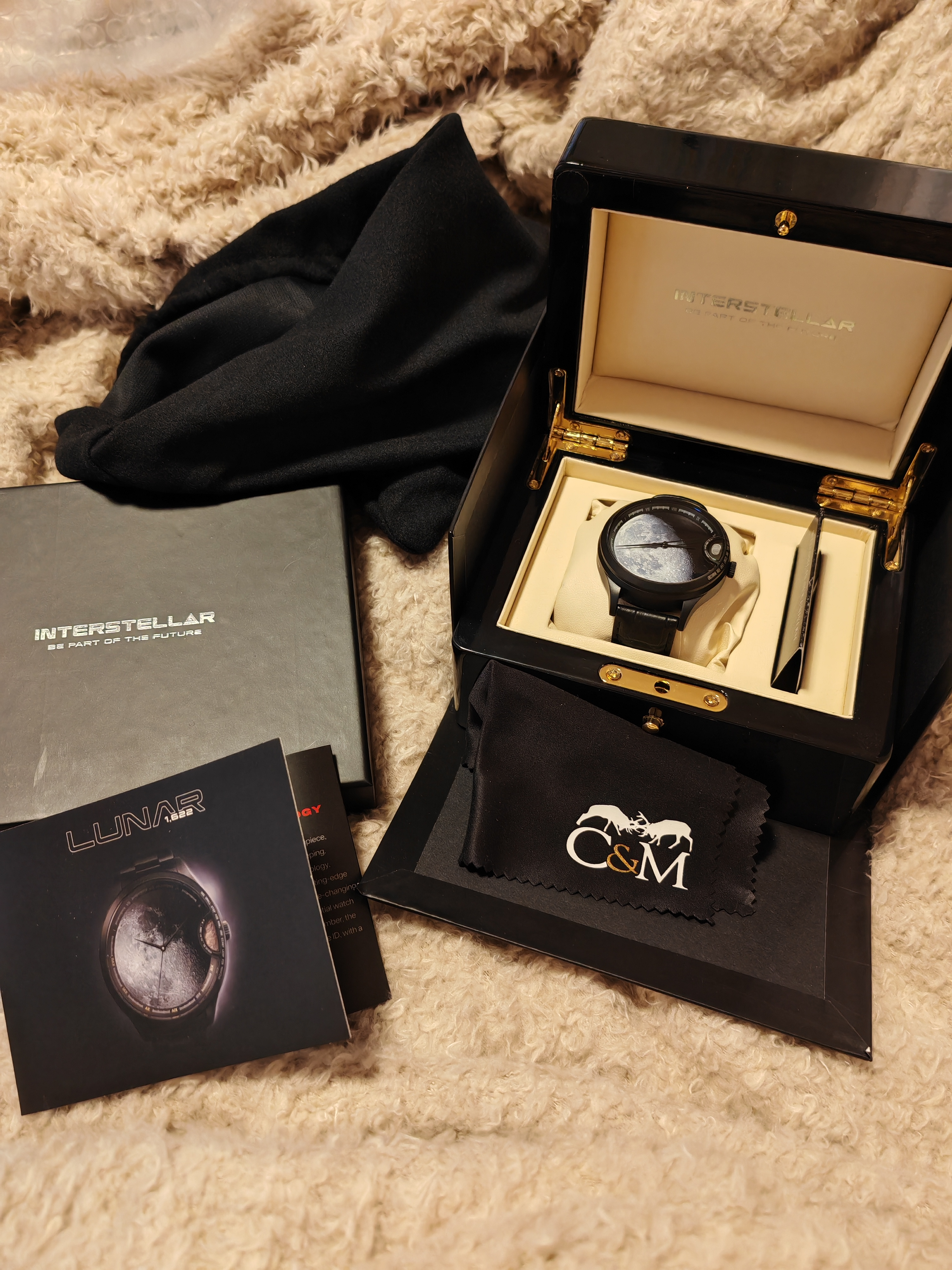 Montre Interstellar Lunar - hommage à l'exploration spatiale NASA