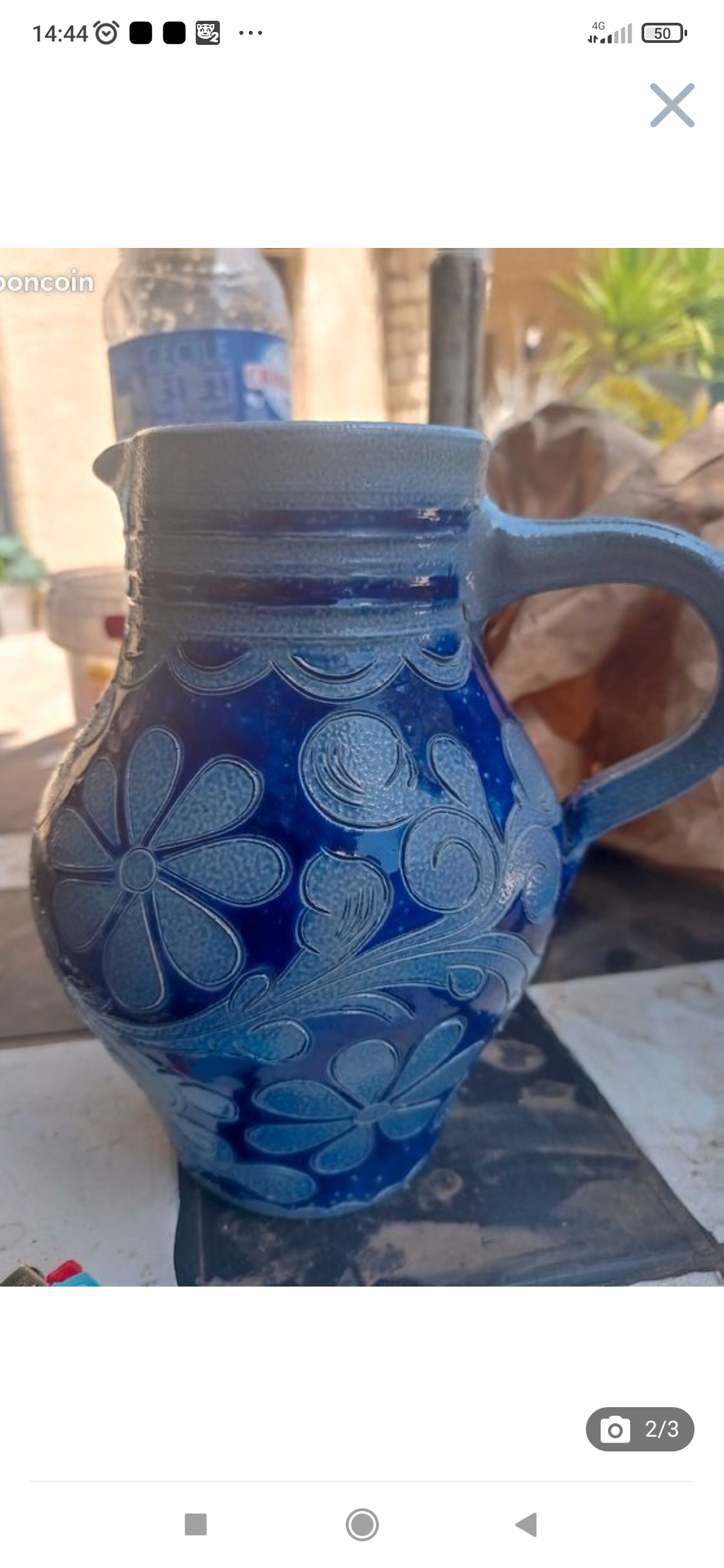 Vase en grès