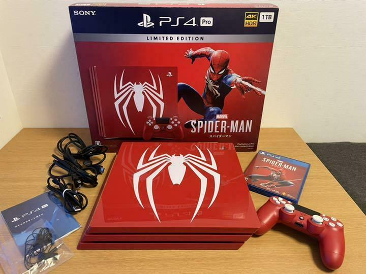 PS4-Playstation-4-Pro-Console-Spider-Man-Limited-Edition