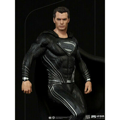 Iron Studios Superman Black Suit Zack Snyder Justice League - Miniature 2