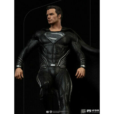 Iron Studios Superman Black Suit Zack Snyder Justice League