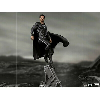 Iron Studios Superman Black Suit Zack Snyder Justice League - Miniature 6