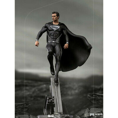 Iron Studios Superman Black Suit Zack Snyder Justice League - Miniature 8