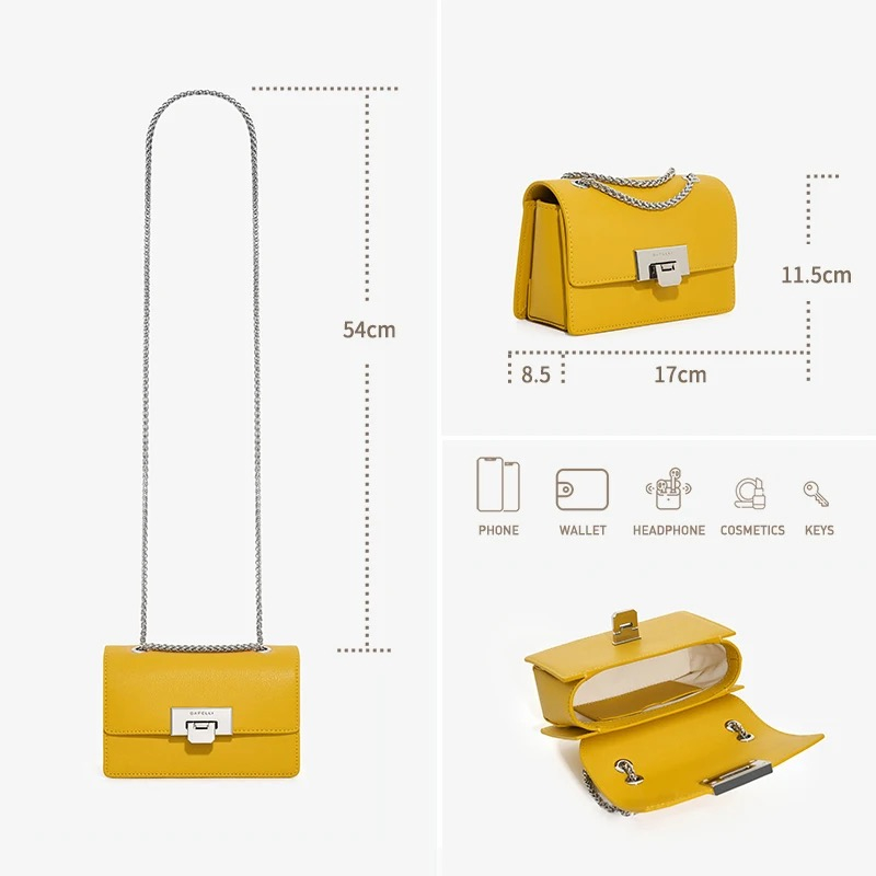 bandoulière classique mini sac à main