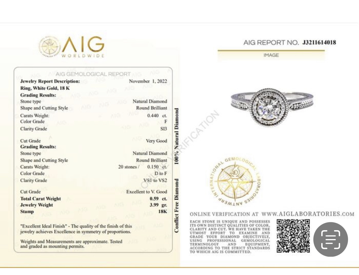 Bague en or et diamant