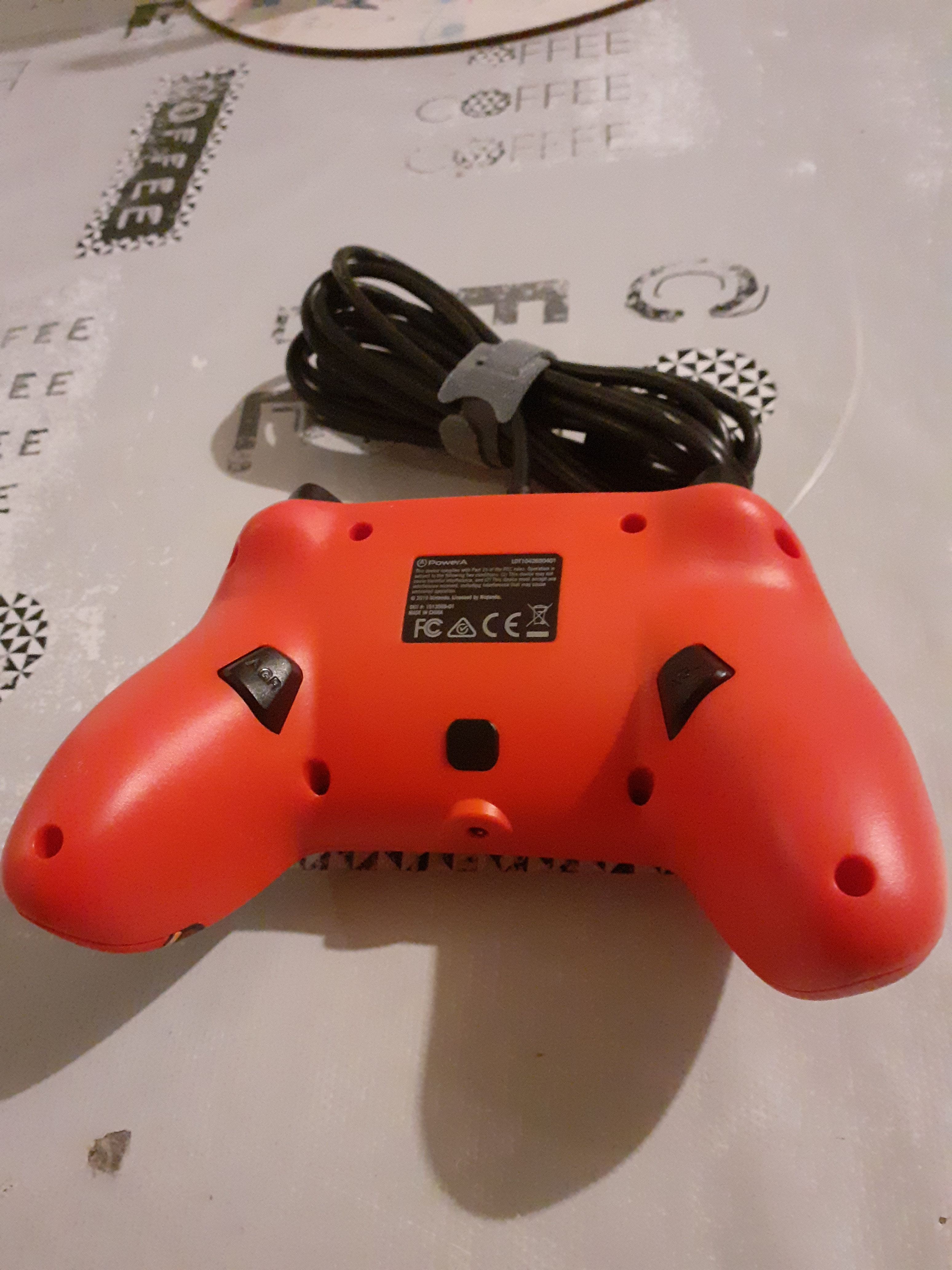 Manette avec fil et saccoche de transport Mario pour switch - Miniature 4