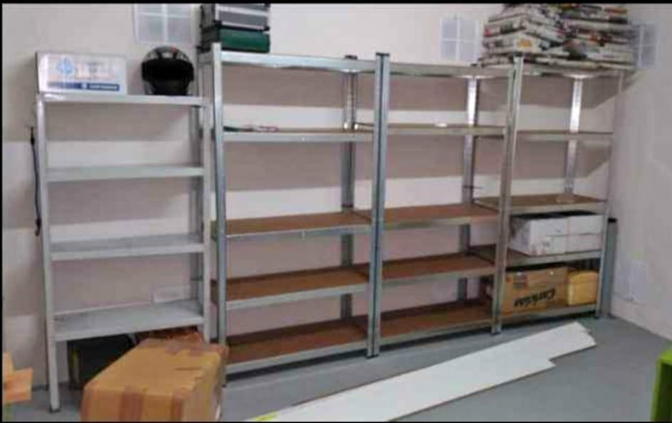 Étagère en métal 180x90x40 cm 2pcs