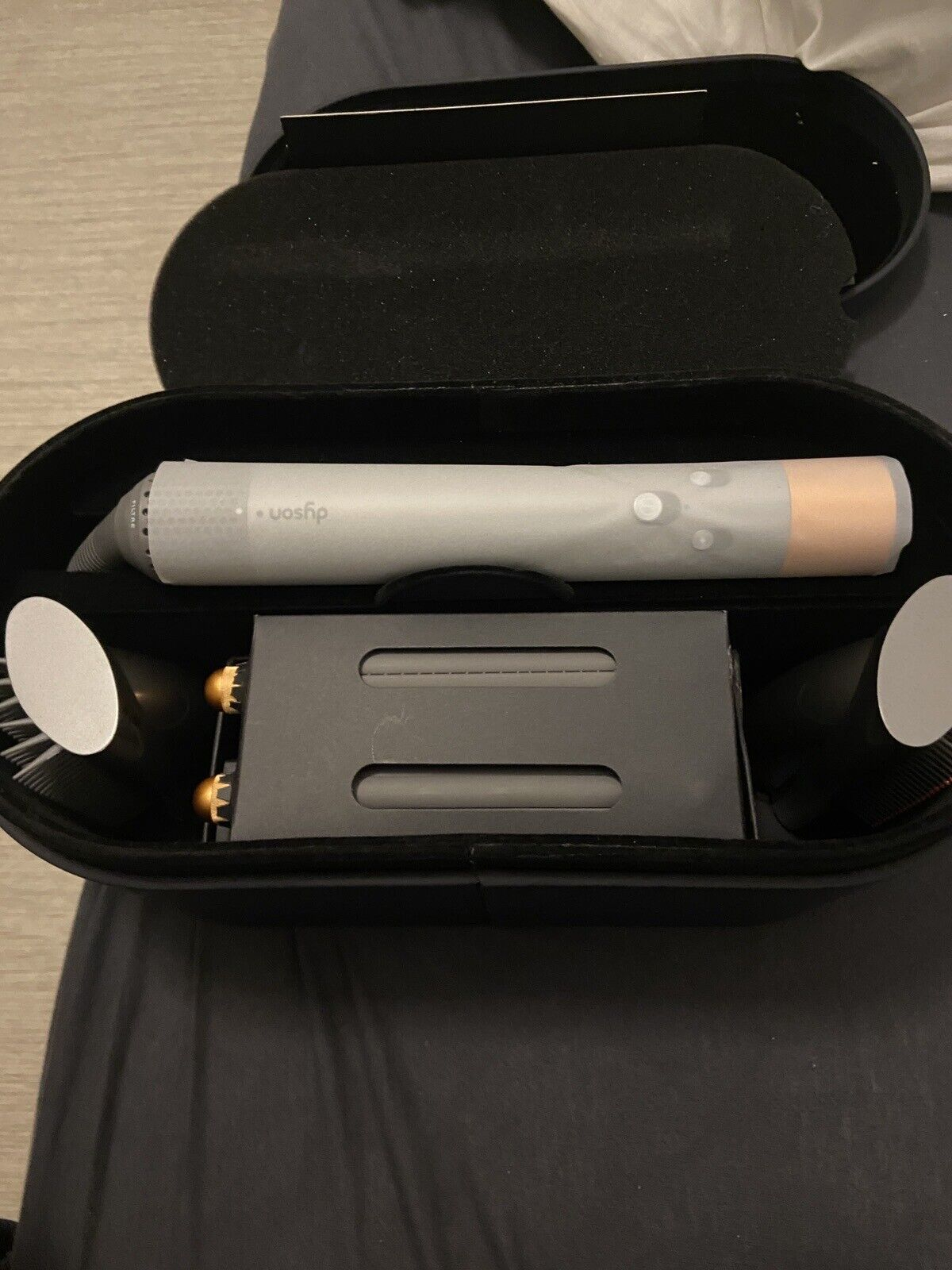 Dyson airwrap complete long silver/gold HS05