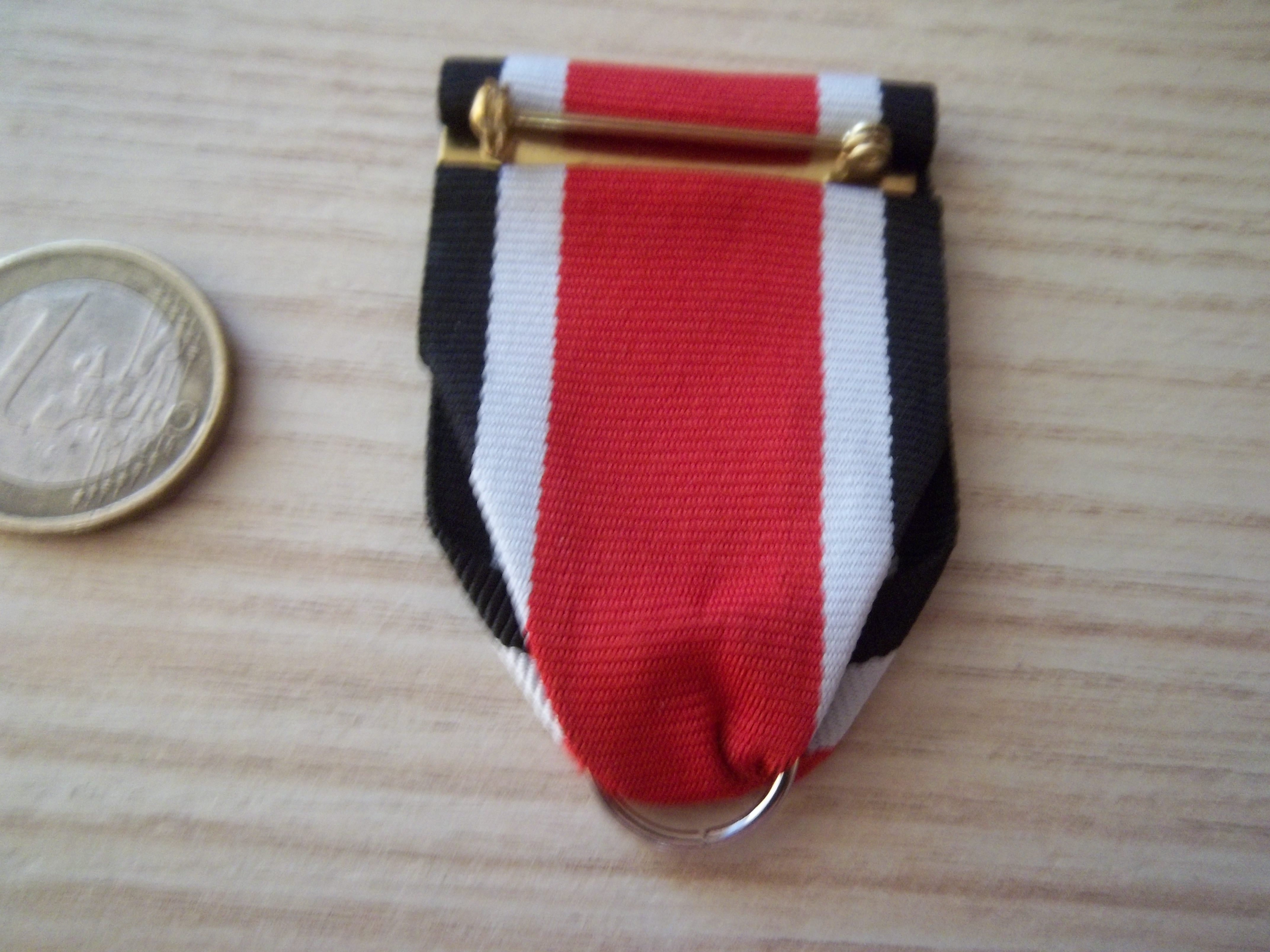Ruban Repro Croix de Fer 2e Classe Allemande, Collection Militaire