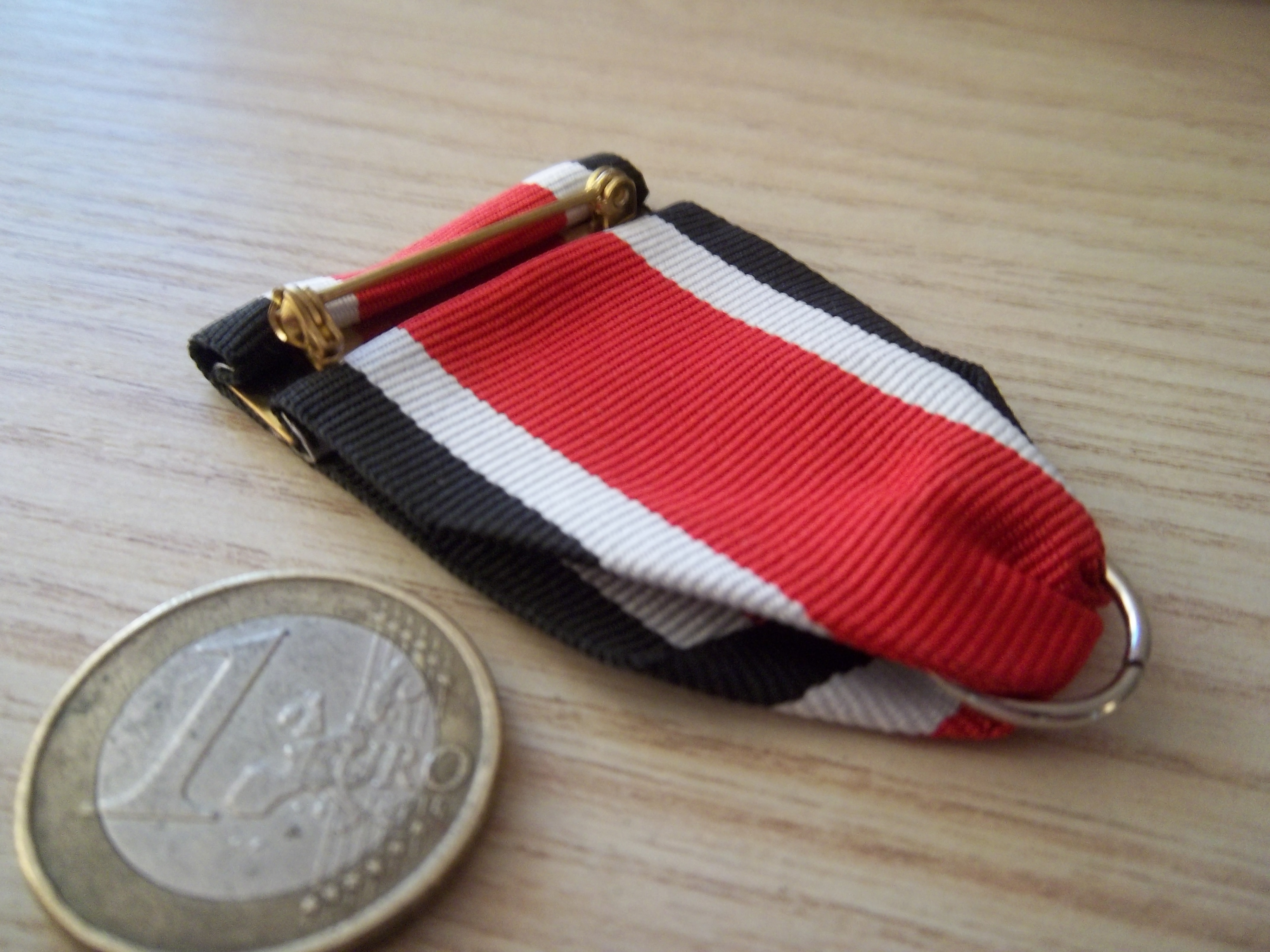 Ruban Repro Croix de Fer 2e Classe Allemande, Collection Militaire - Photo 1
