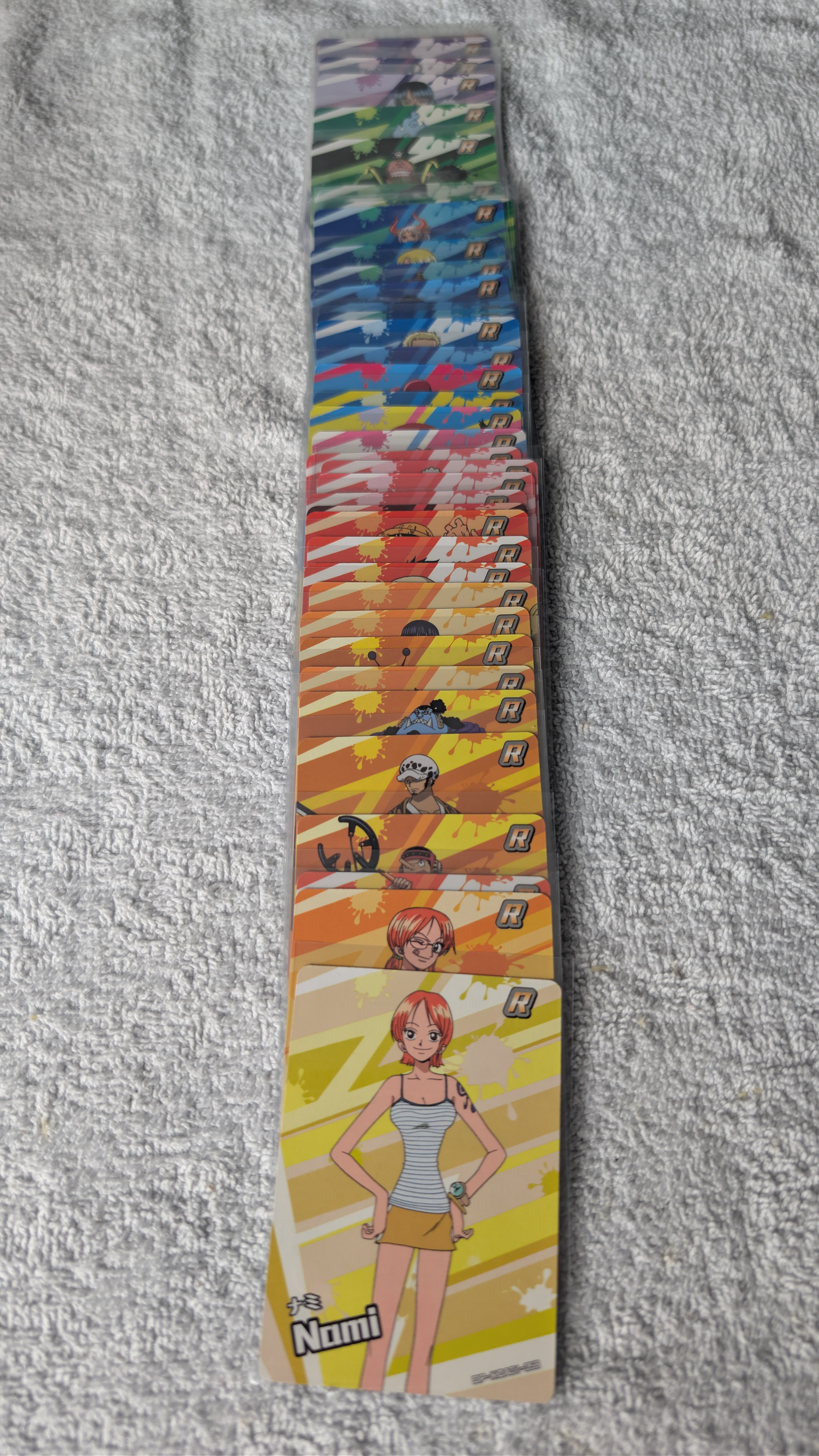 Mini-collection de 41 cartes japonaises One Piece