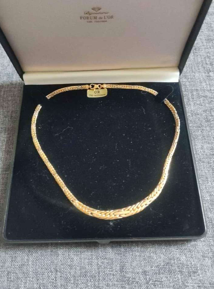 Collier maille 18carat