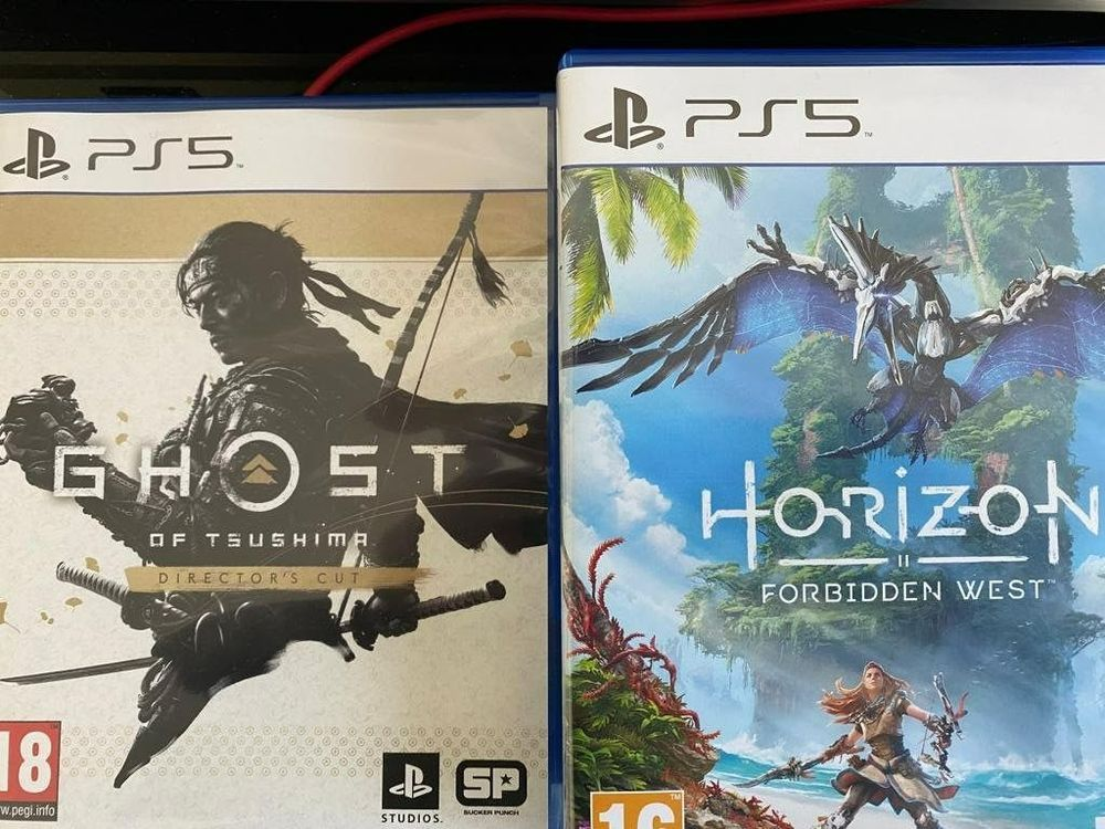 Version disque PS 5 / 2 manettes et 2 jeux & garantie 08.23