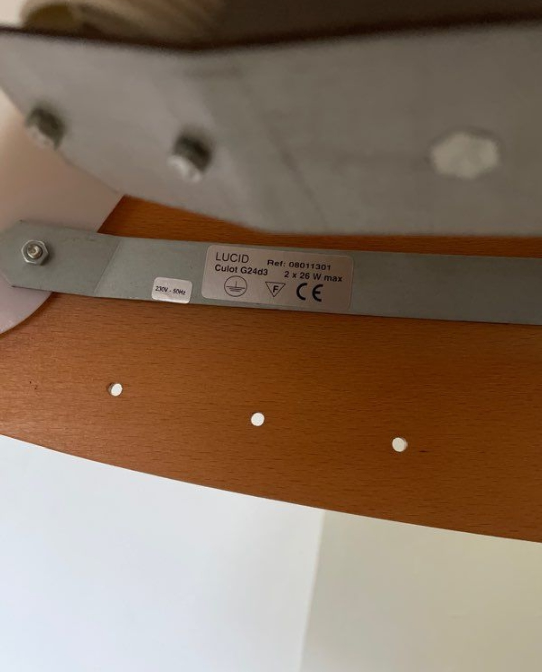 Lampe vintage « Lucid » design 80’s Sören Eriksen - Photo 1