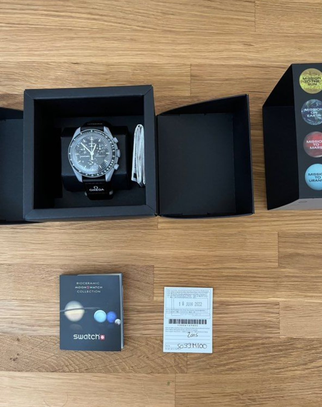 Omega swatch Mission to the Moon