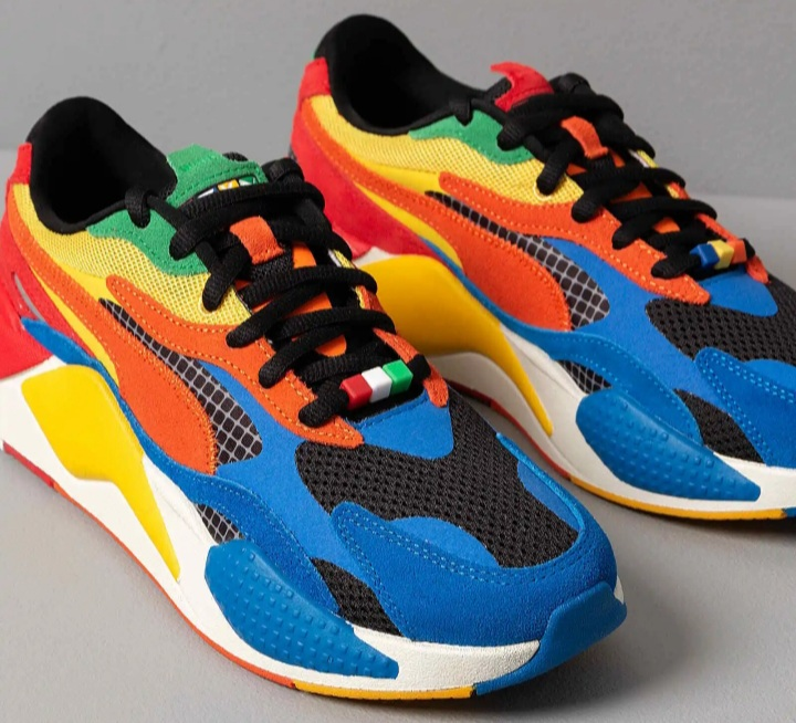 SNEAKERS PUMA X RUBIK'S RS-X³ POUR HOMMES - Taille. 9,5 uk (44 eu) 10,5 us - Tout neuf