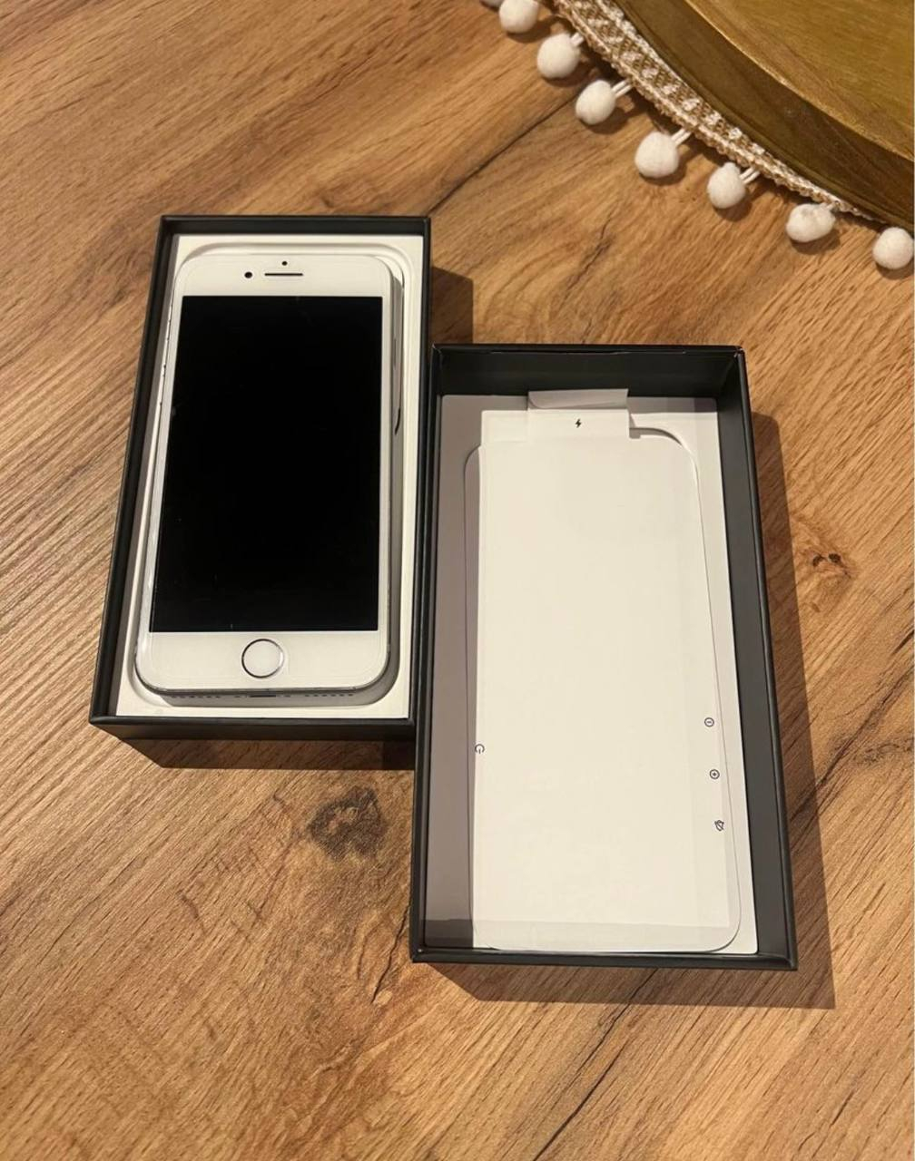 Apple iPhone 8 blanc.