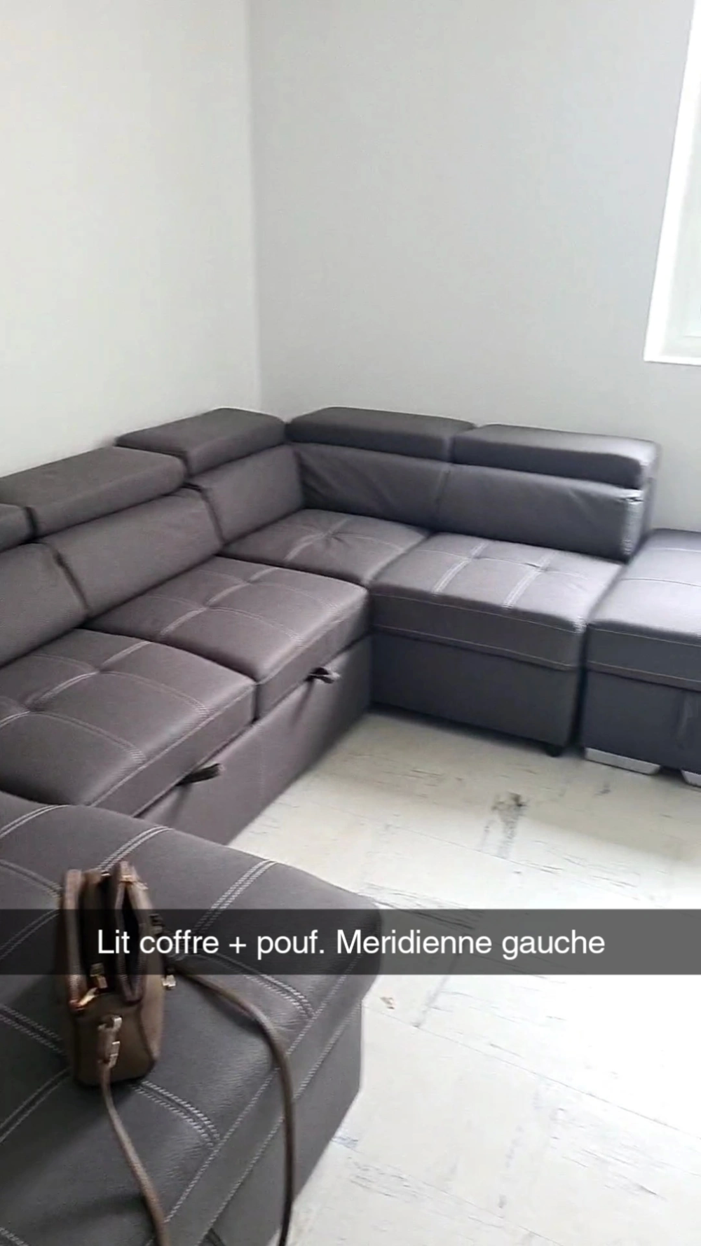 Canapé convertible panoramique à vendre