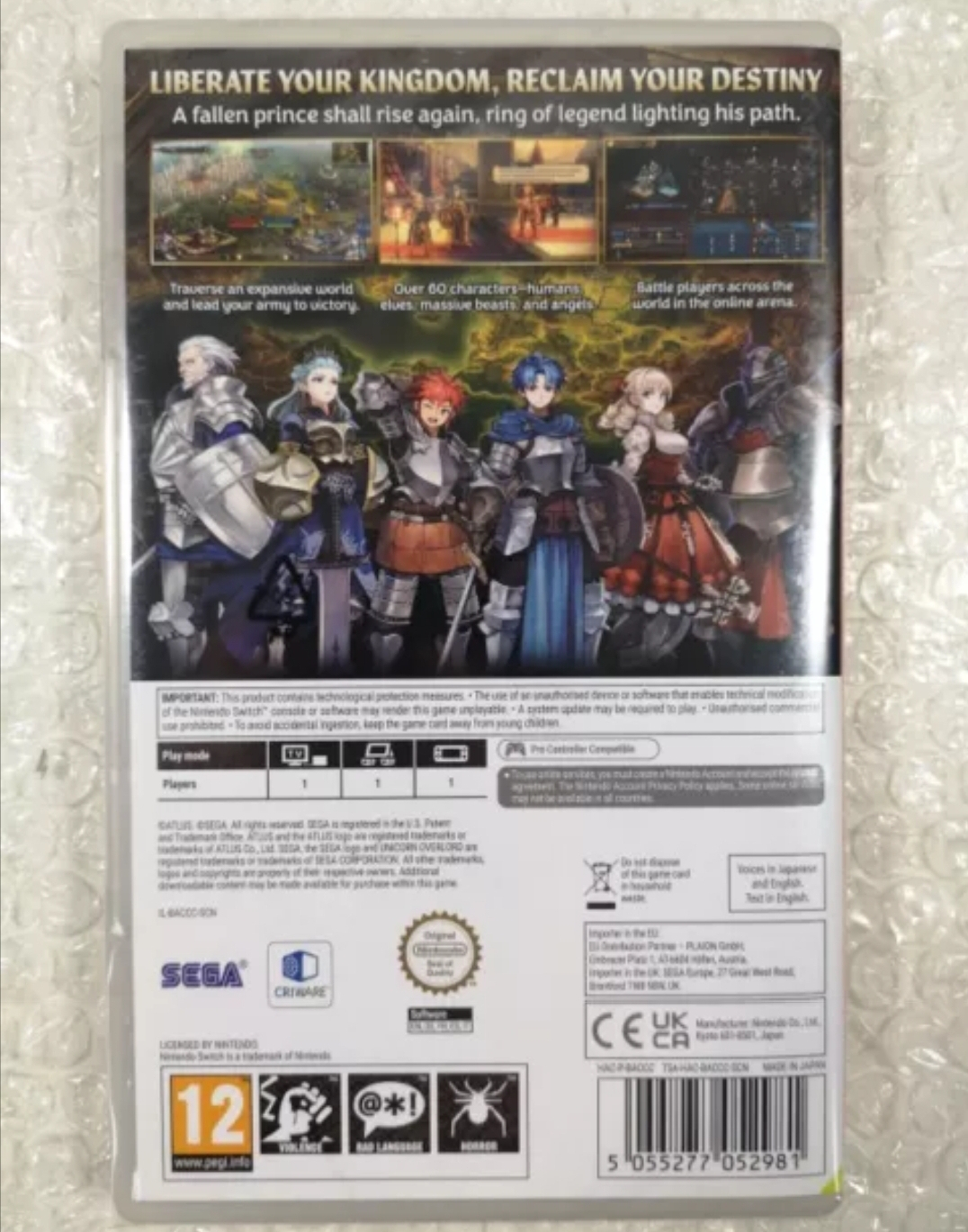 Unicorn Overlord Switch Uk New - Photo 1