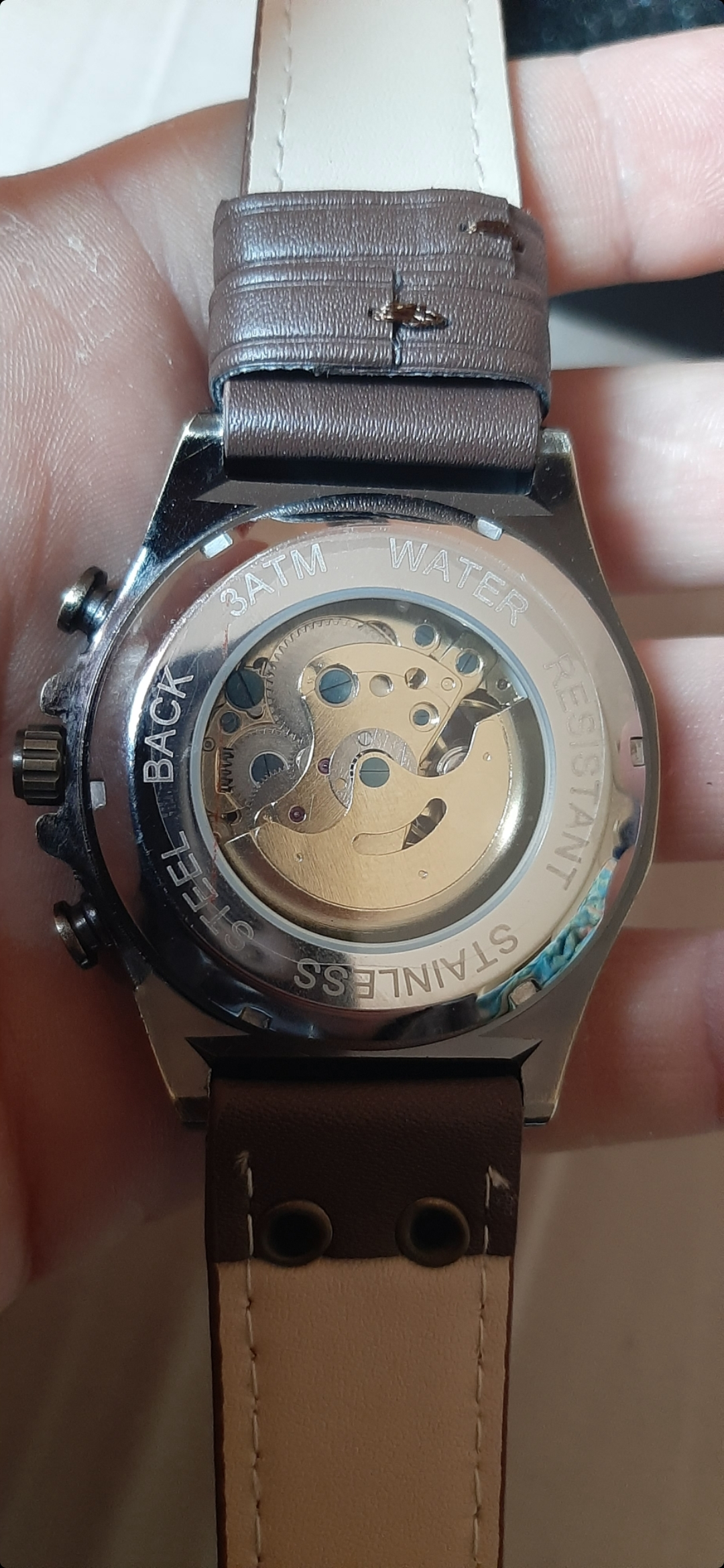 Superbe montre mécanique automatique tourbillon - Miniature 7