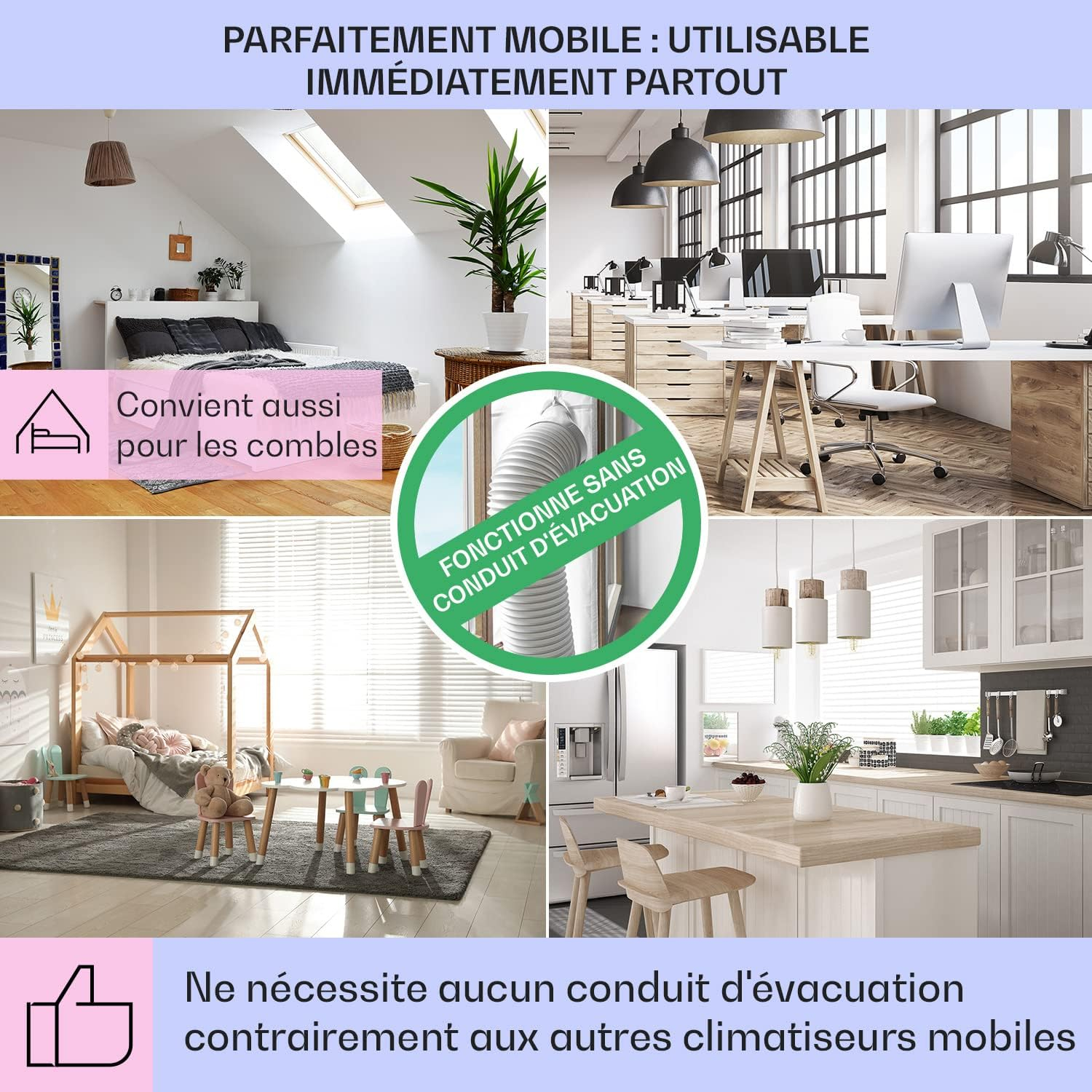 Klarstein Rafraichisseur/Refroidisseur d'Air, par Evaporation - Miniature 3