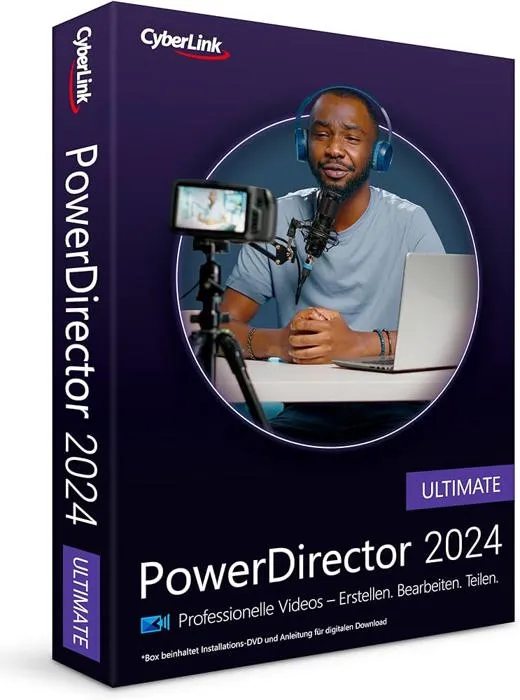 CyberLink PowerDirector Ultimate 22 - Version 2024 - Windows 64 bits