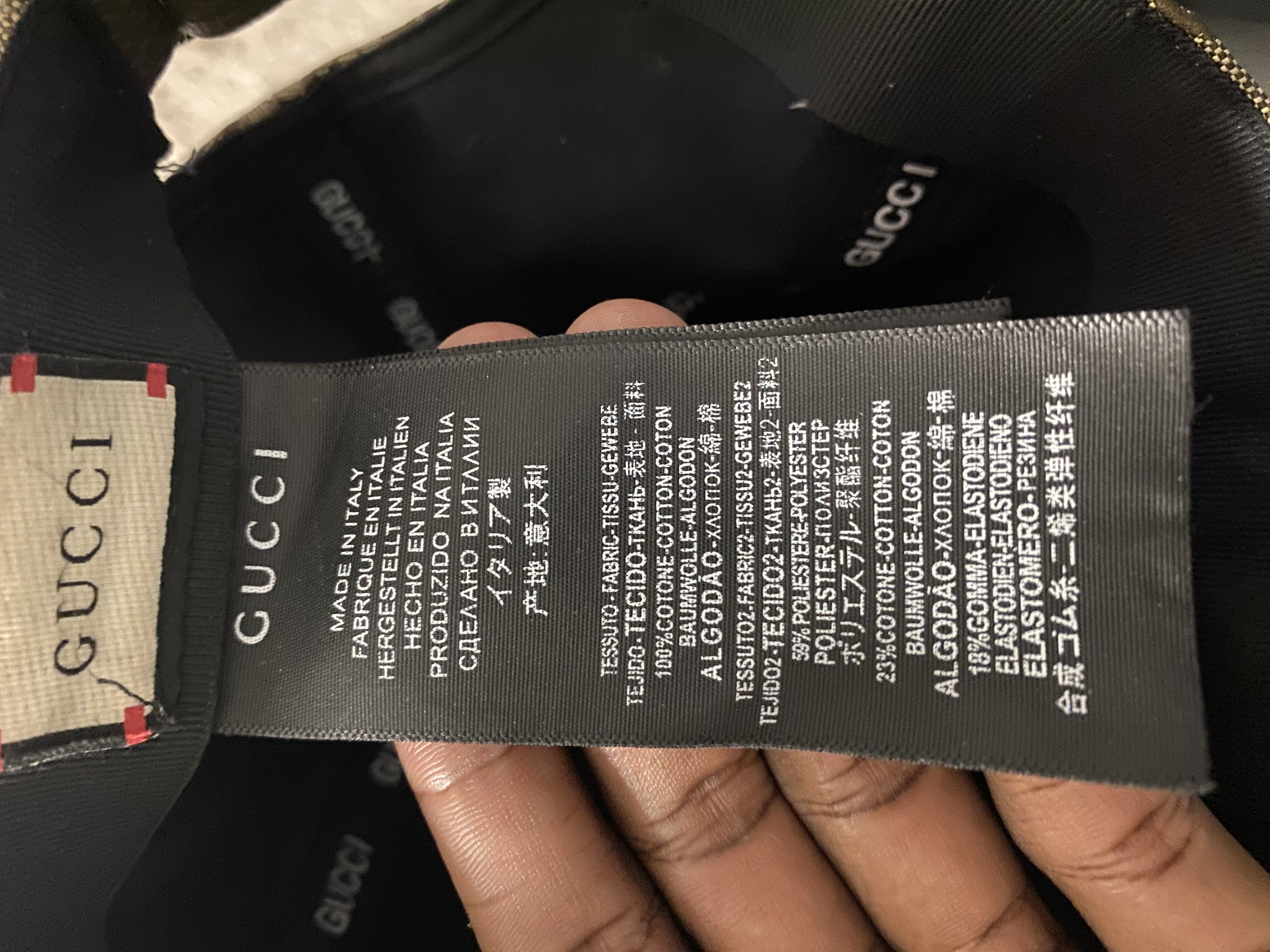 Casquette Gucci très bon état