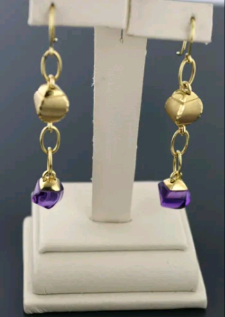 Rare collier et boucles d'ore