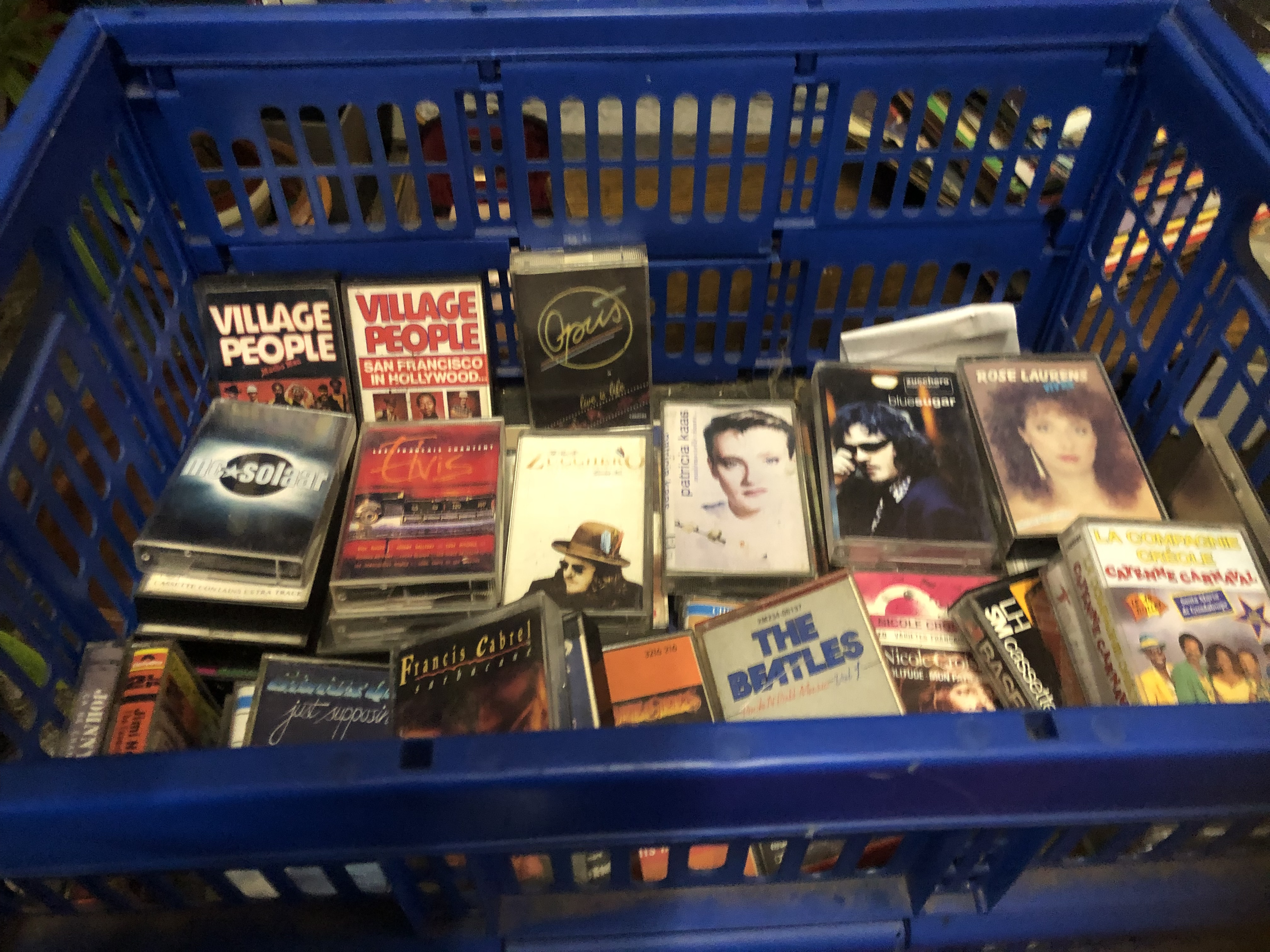 Lot de cassettes audio en bon état