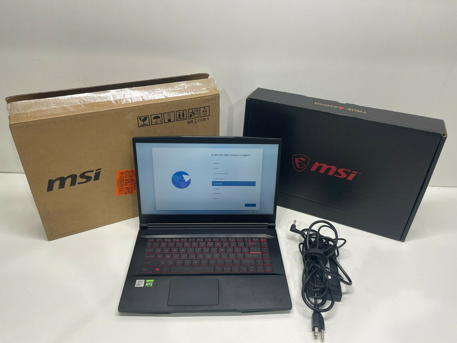 MSI GF65 15,6" 144 Hz - Intel Core i5 NVIDIA GeForce RTX3060 NOUVEAU