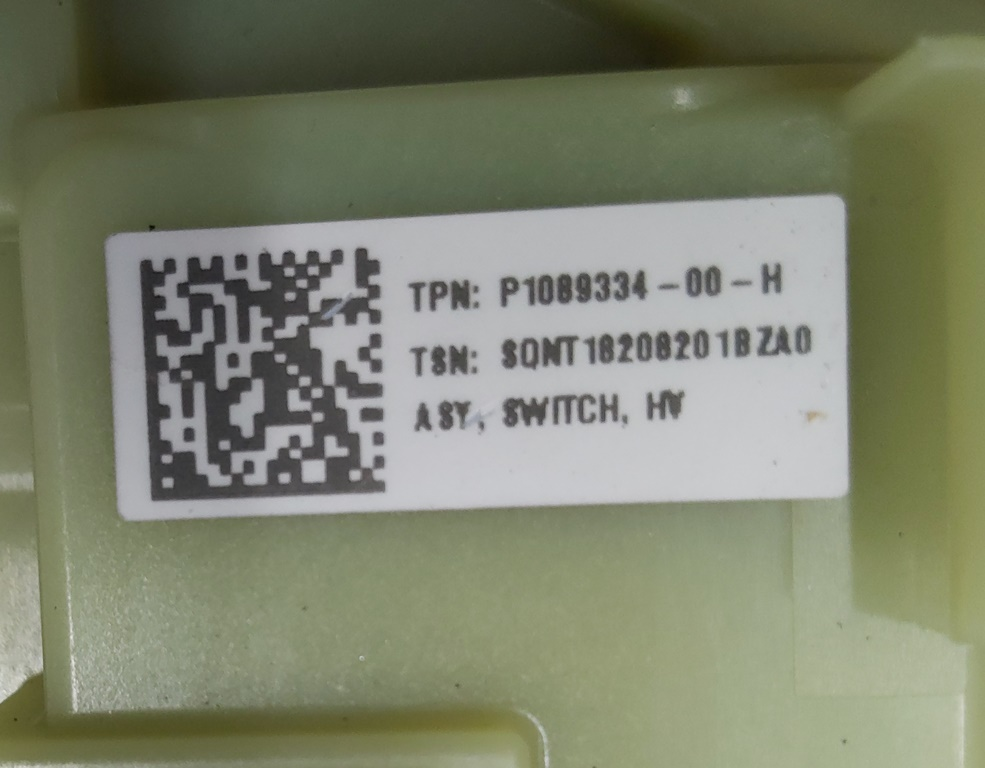Ensemble contacteur de batterie principale Tesla modèle 3 modèle Y 1089334-00-H