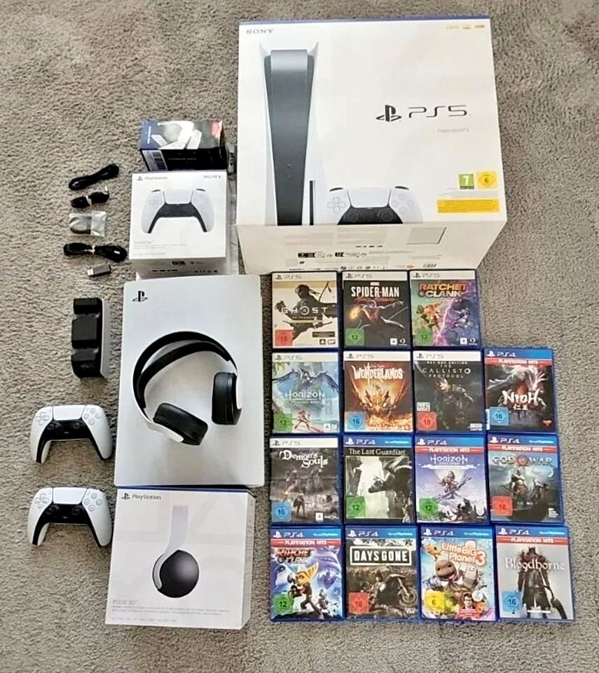 ps5 avec tout les assessoires