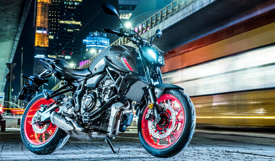 Moto Yamaha MT_07 tout puissante