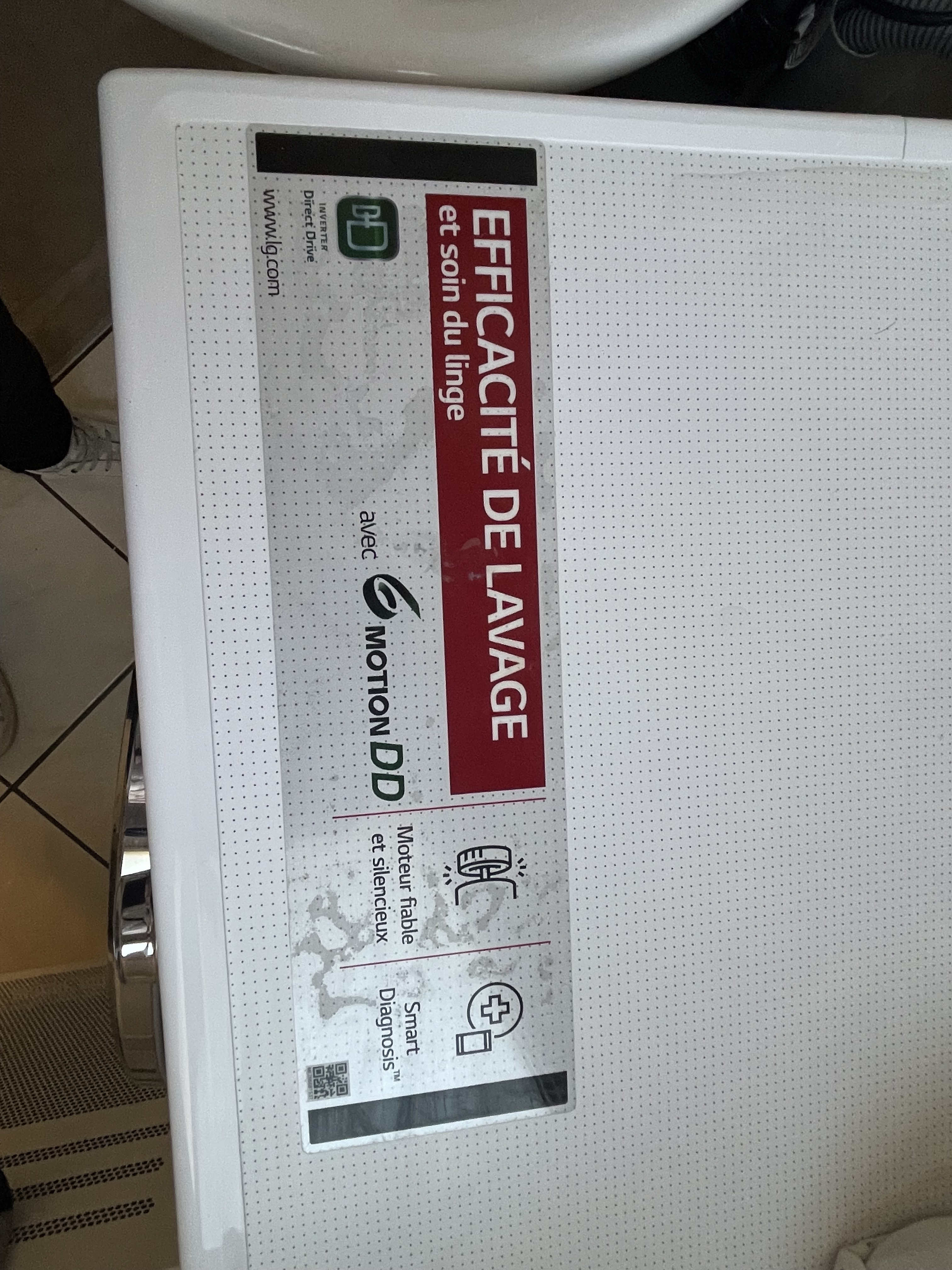 Lave linge LG