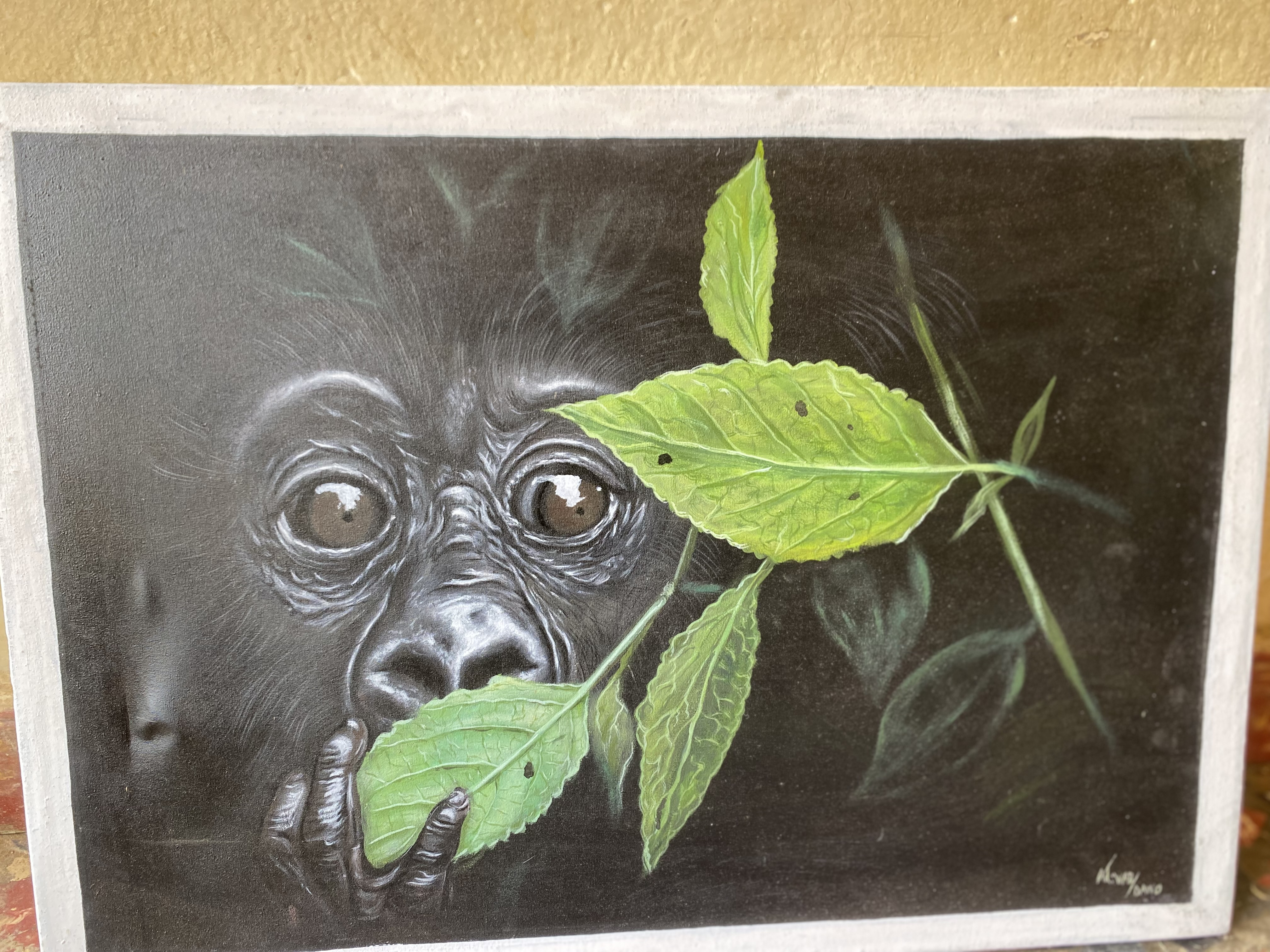 Tableau peinture à huile, art et décoration murale