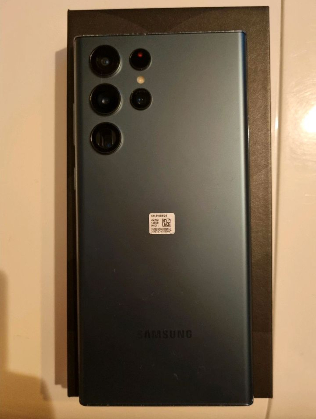 Samsung S22 Ultra en vert