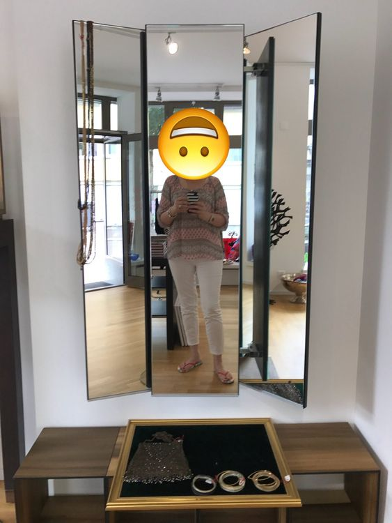 MIROIR MURAL À TROIS PLIANTS (120 cm)